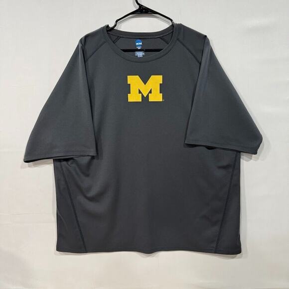 NCAA Michigan Wolverines Men's 2XL Performance‎ T-Shirt Gray - Picture 1 of 6